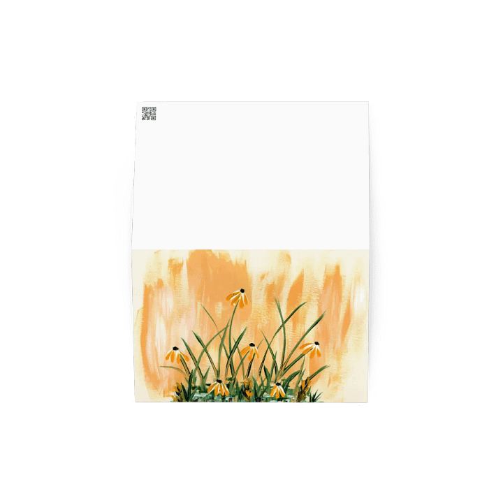 Whimsical Orange Daisy - Greeting Card product image (2)