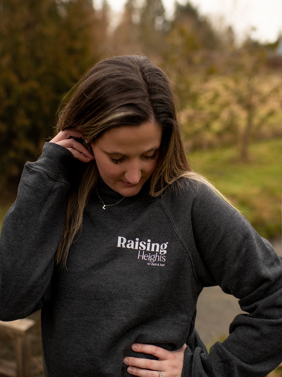 Raising Heights logo Unisex Raglan Sweatshirt product image (9)