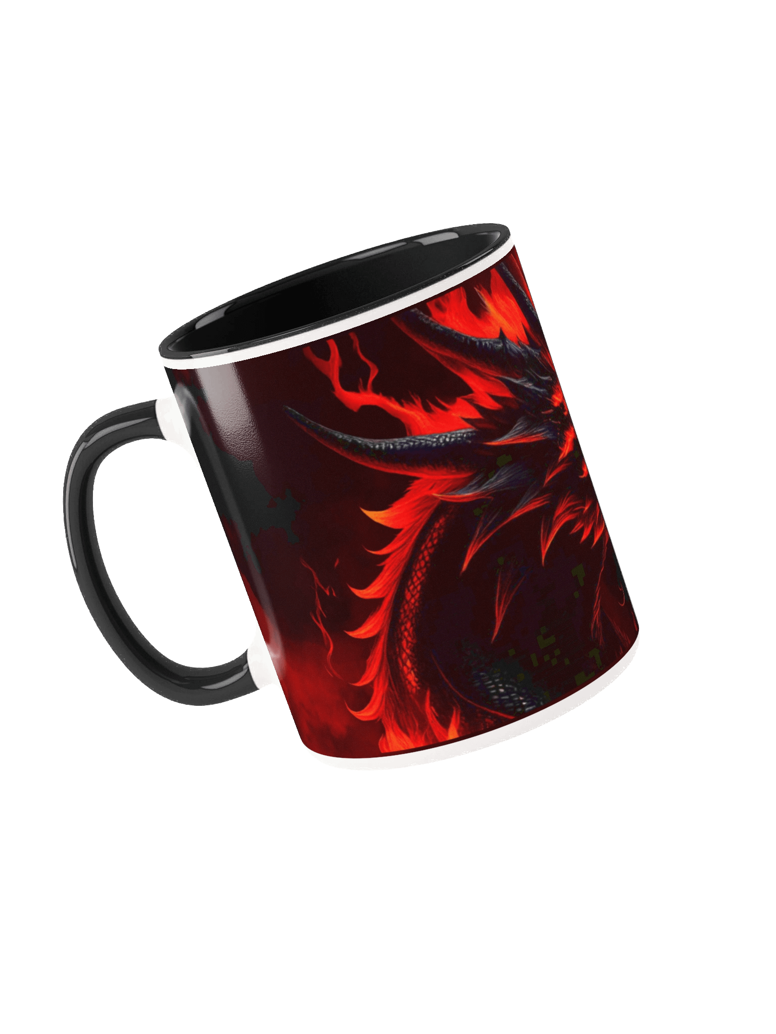 Blaze Fiery Dragon Ceramic Mug product image (3)