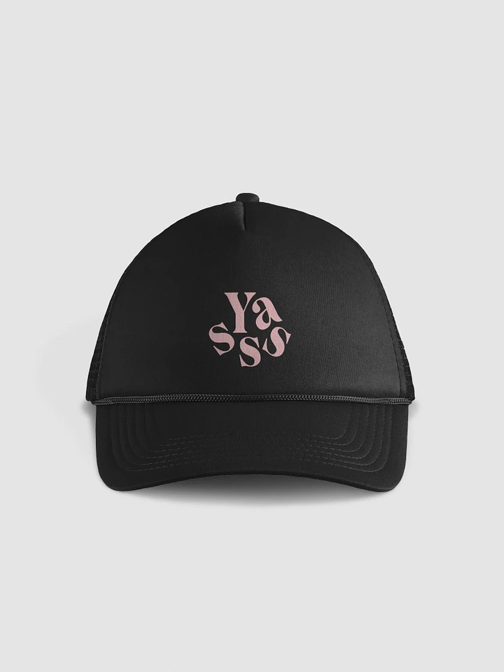 Yasss Pink Logo Baseball Cap product image (1)