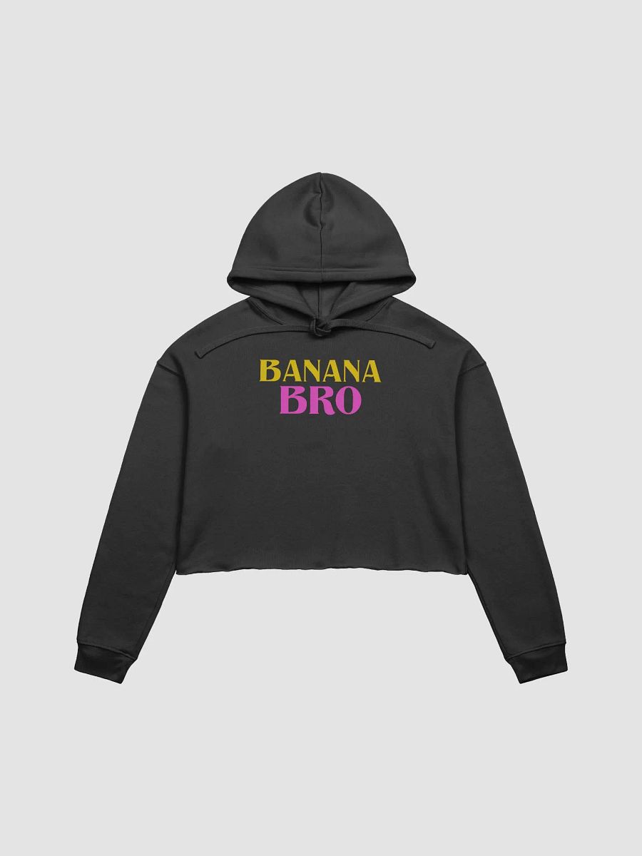 Banana Bro fleece crop hoodie product image (3)