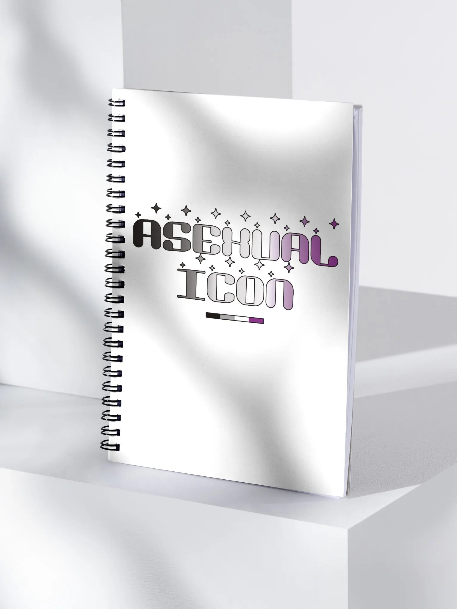 Asexual Icon Spiral Notebook product image (4)
