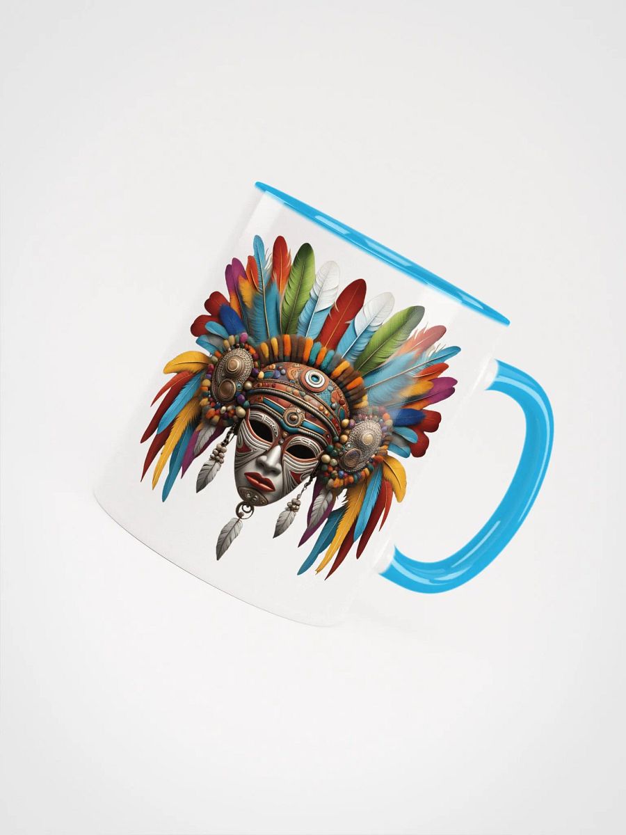 26b2 Quetzalcoatl Eztlihuitl Aztec Mask Mug product image (1)