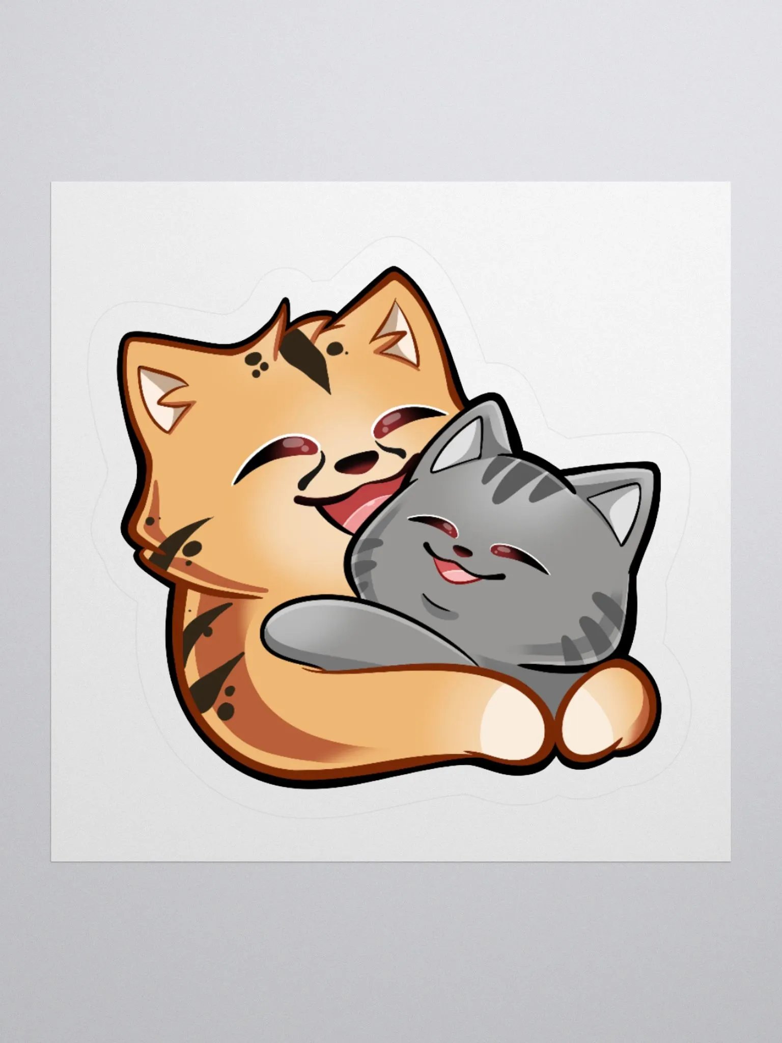 Cheetah x Piko Hug Sticker product image (2)