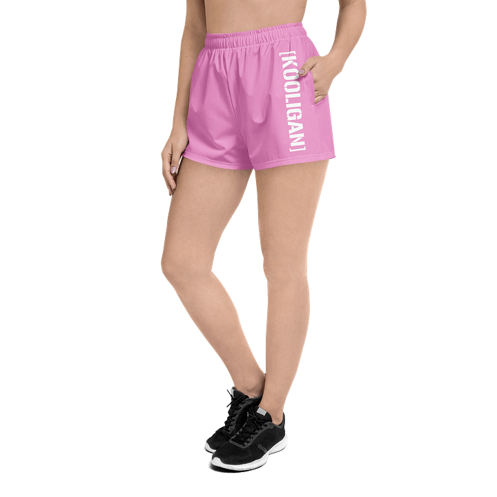 KOOLIGAN - Women of Love Athletic Shorts Pink product image (2)