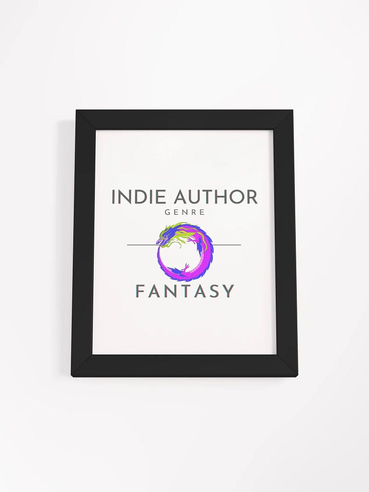 Indie Author Genre Fantasy Framed Poster product image (2)