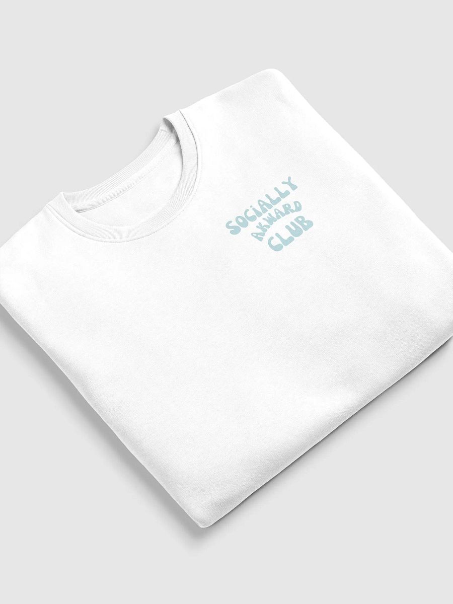 Socially Awkward Club Sweatshirt - White product image (6)