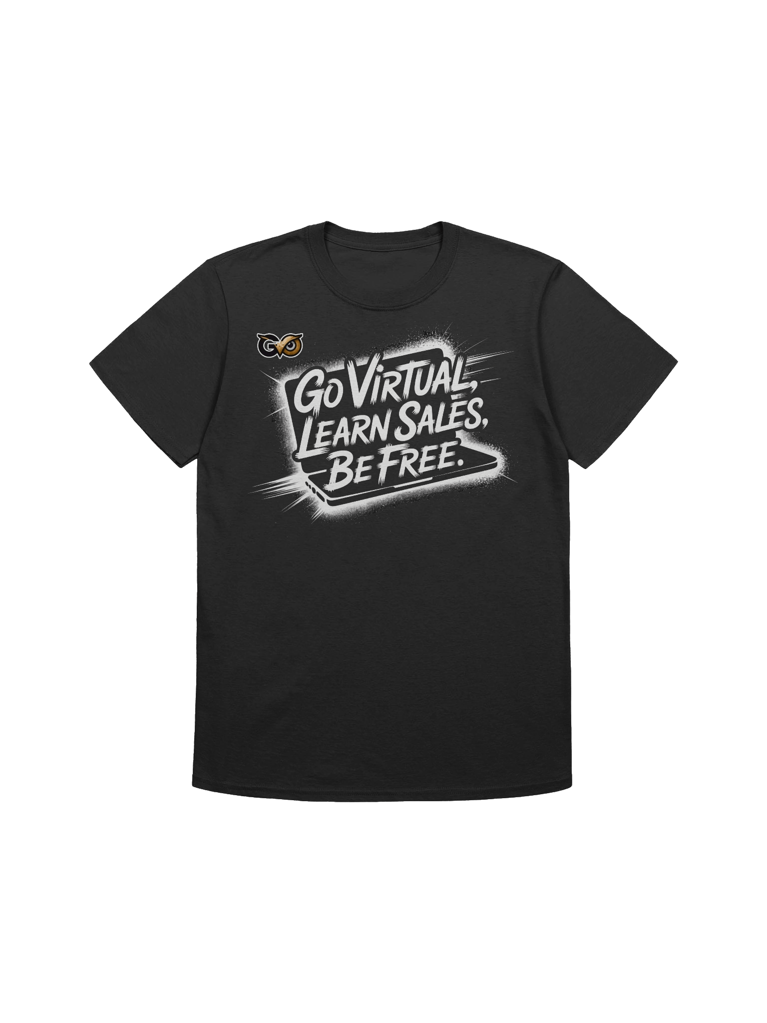 Go Virtual, Learn Sales, Be Free. Tee product image (2)