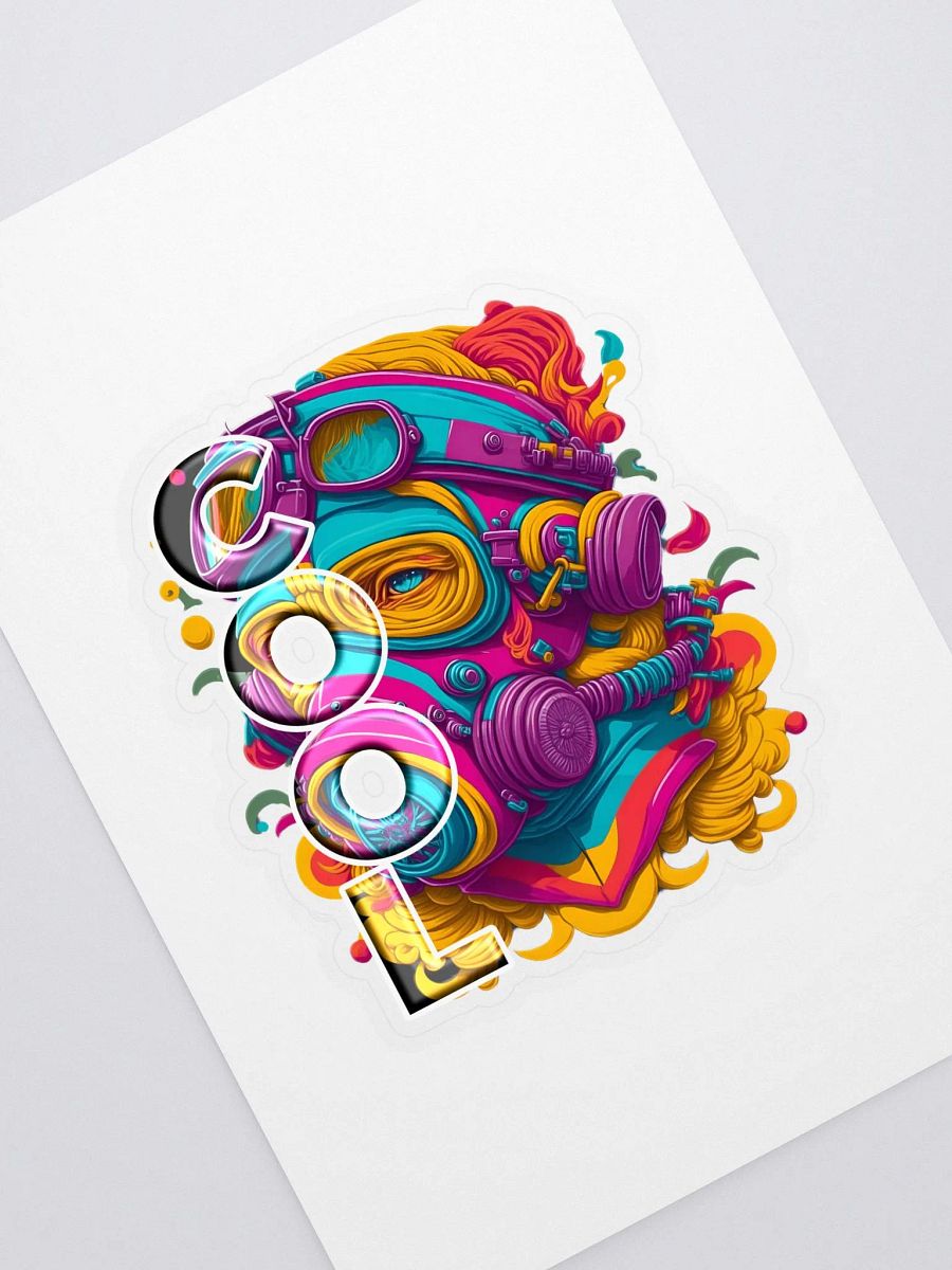 FURISTIC FIGURE WITH GAS MASK. product image (1)