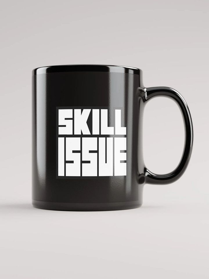 SKILL ISSUE BLACK MUG product image (1)