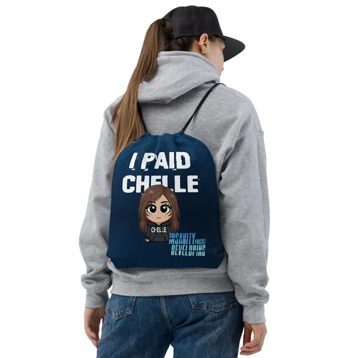 I Paid Chelle — Drawstring Bag product image (2)