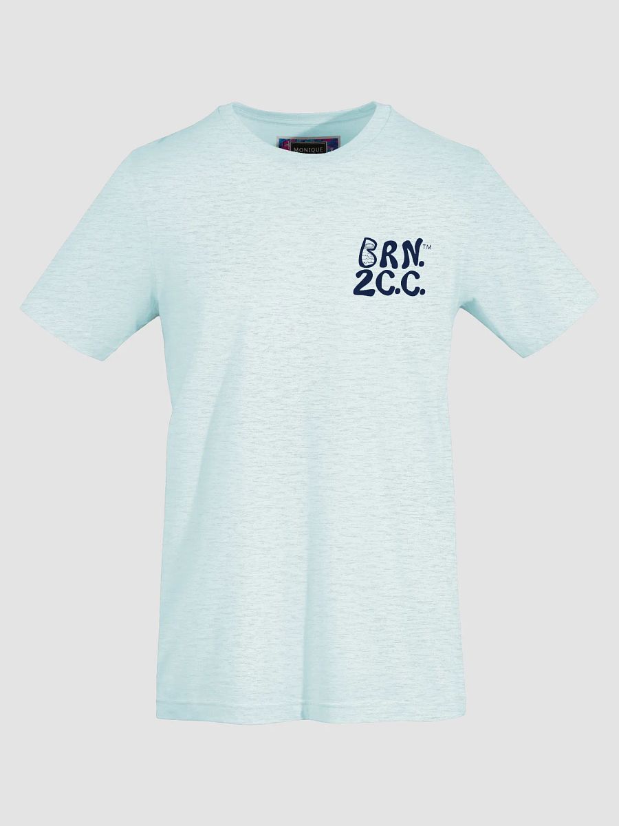 Women's | BOURNE to Cape Cod™ | Supersoft T-Shirt by Bella+Canvas | Navy Blue Logo on Light Neutrals product image (55)
