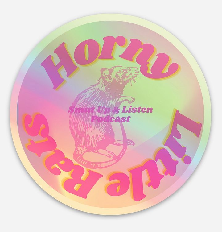 3”x3” Holographic Horny Little Rats Sticker product image (1)