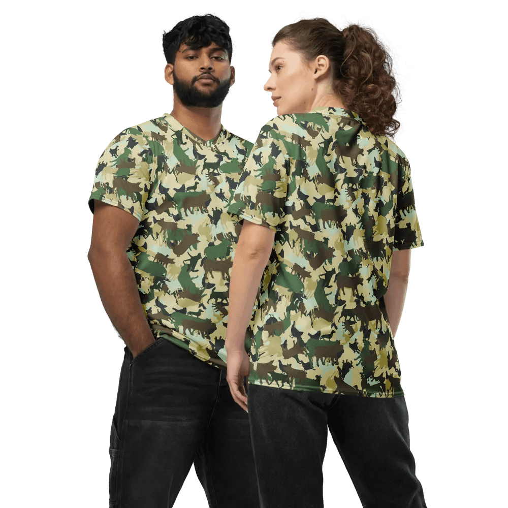 FARMOUFLAGE WEST COAST CAMO RECYCLED UNISEX SPORTS JERSEY product image (6)