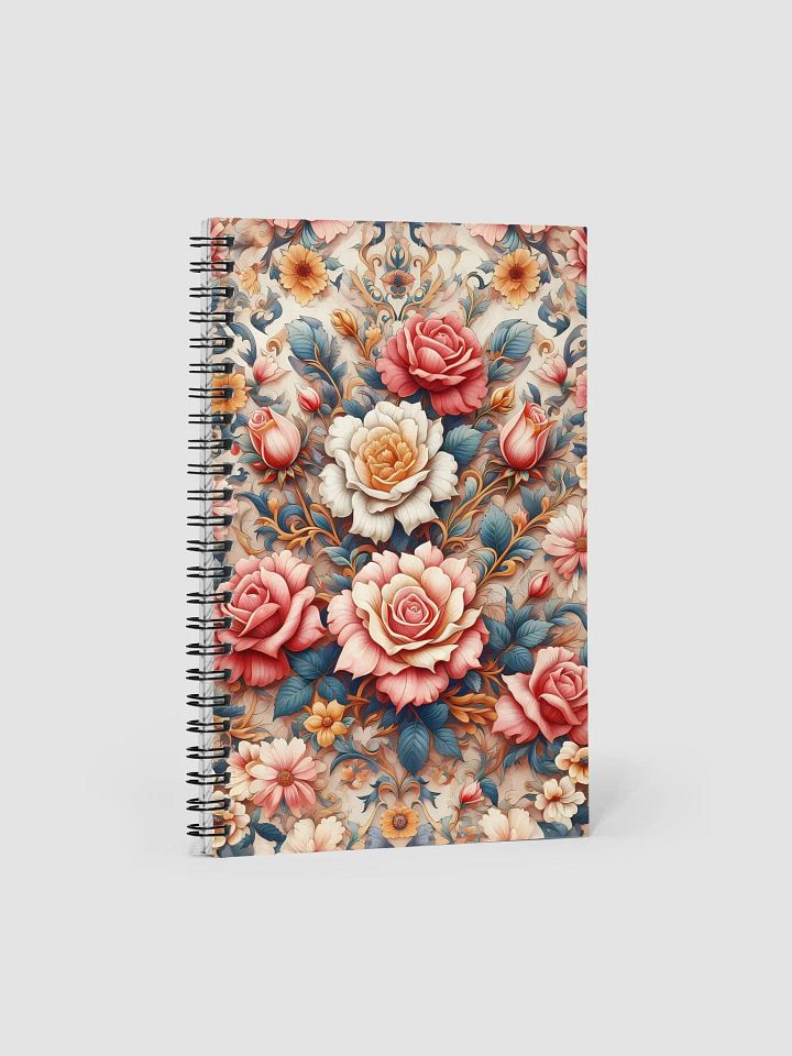 Royal Floral Spiral Notebook product image (1)