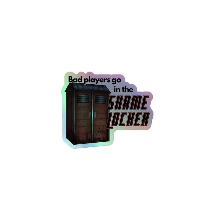Shame Locker Holographic Sticker Sheet product image (1)