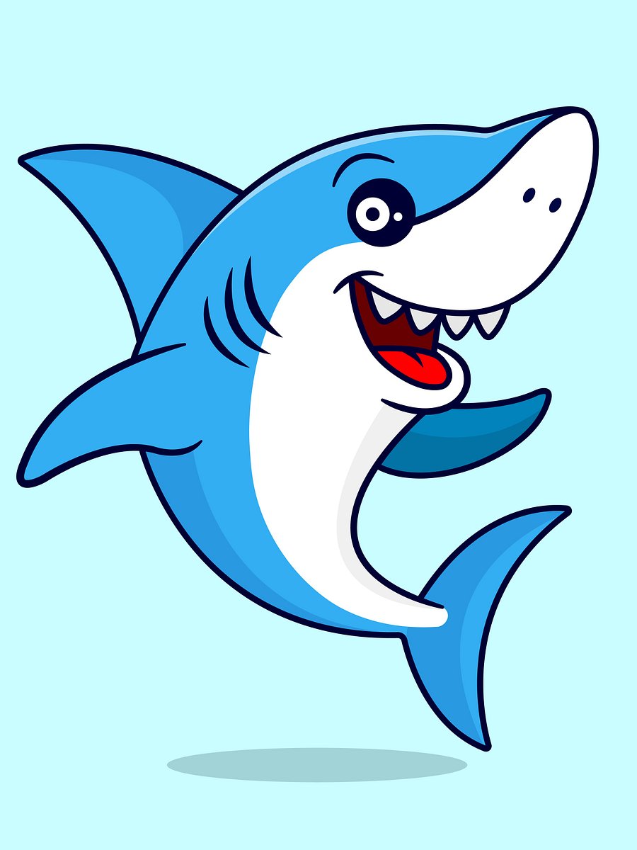 Cute Shark Vector Character product image (1)