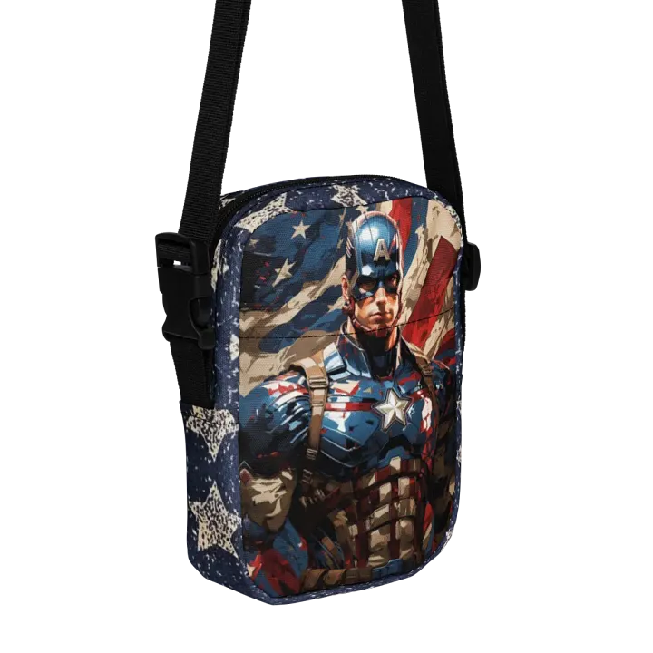 Buhay Tuklas Captain America Patriotic Avenger All-Over Print Crossbody product image (1)