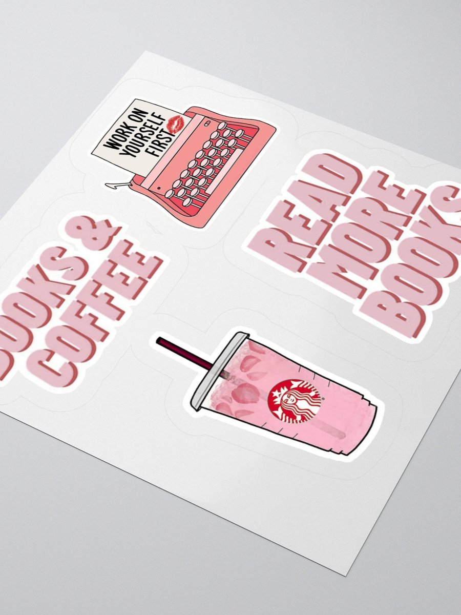 Self-Care & Books Sticker Pack product image (7)