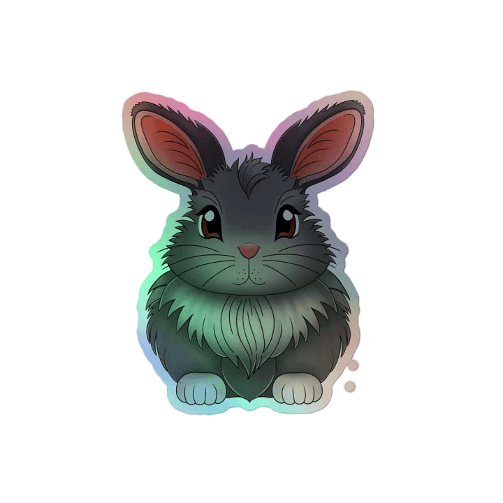 Bun Bun Holographic Sticker product image (2)