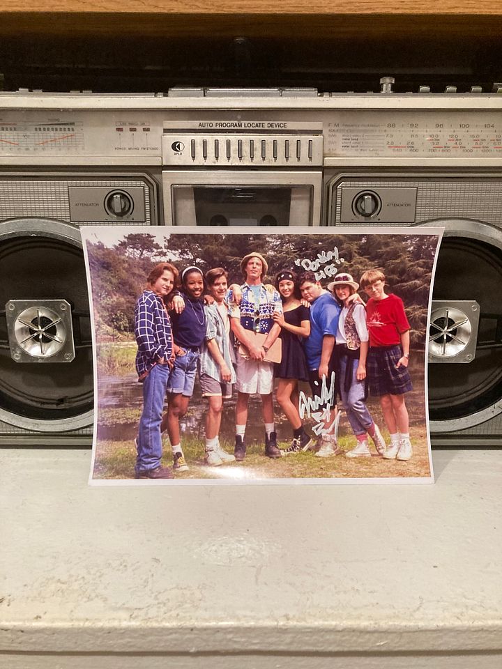 Salute Shorts Cast Outside Photo | Autographed Donkeylips product image (2)