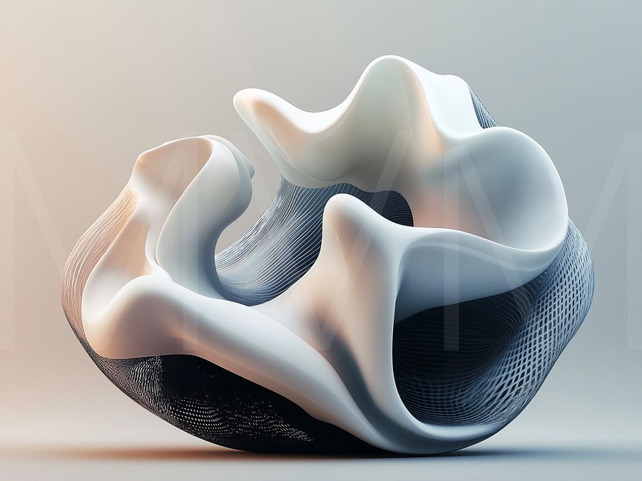 Abstract 3D Art Sculpture Series #1 product image (9)
