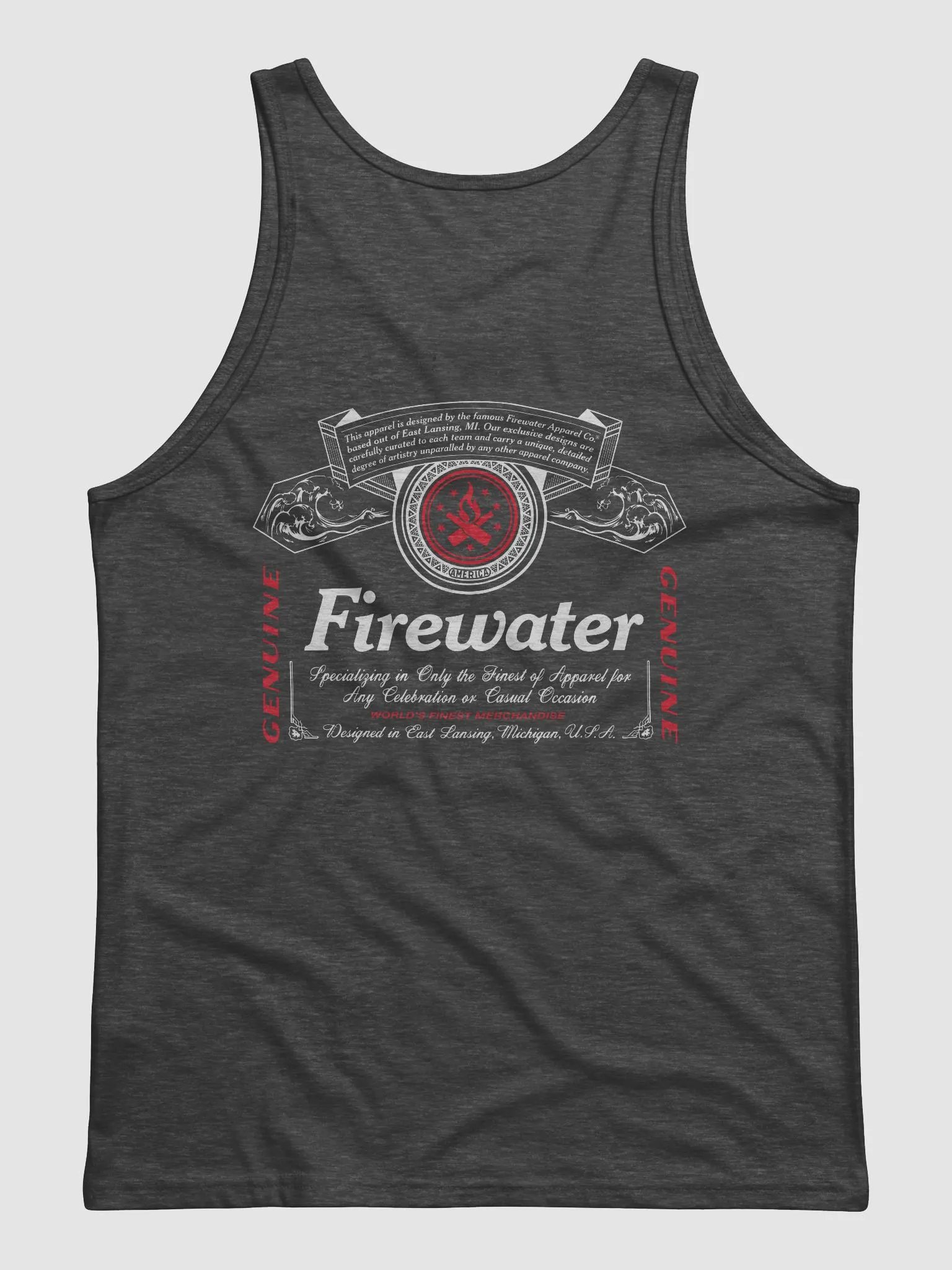 Firewater Bowtie Tank | Dark product image (3)