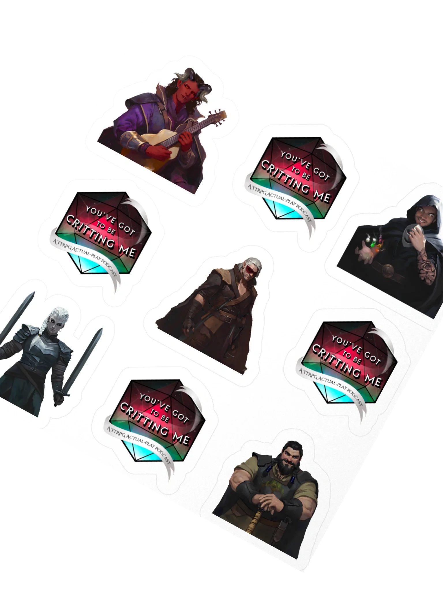 The Gang's All Here Kiss Cut Stickers Set product image (2)