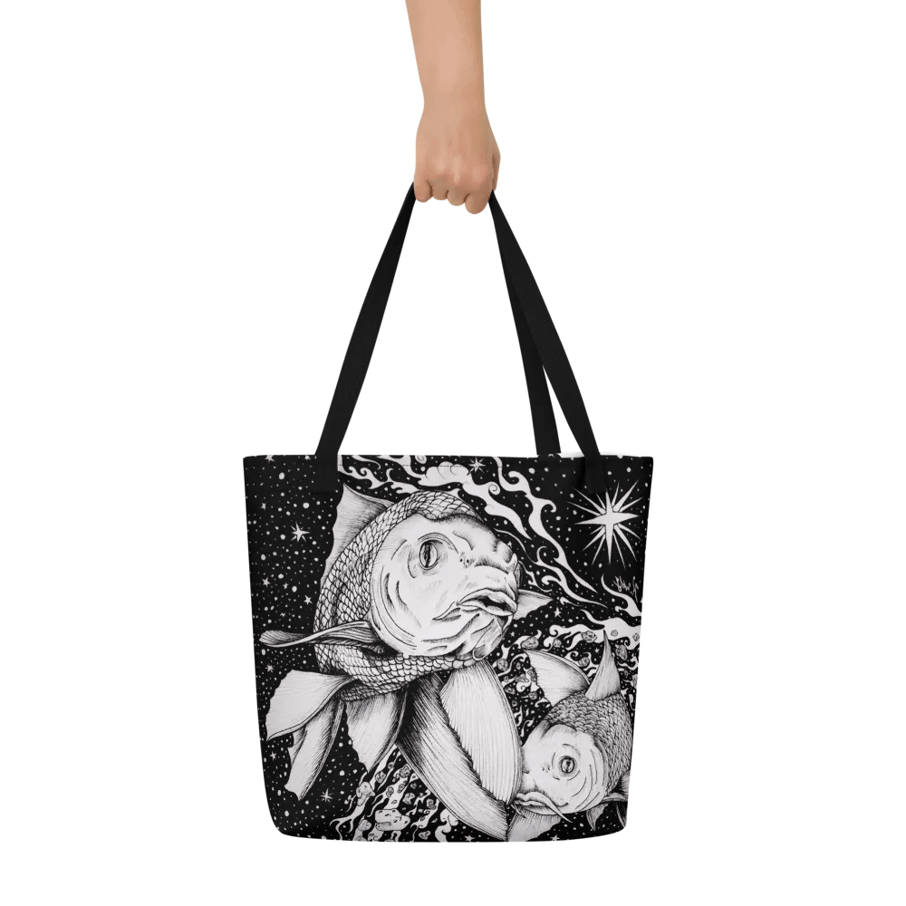 Pisces Zodiac All Over Print Tote Bag product image (7)