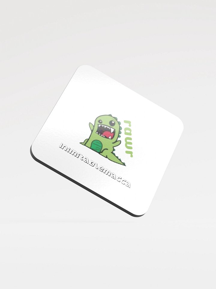 Rawr With InimitableMacca Cork Coaster product image (1)