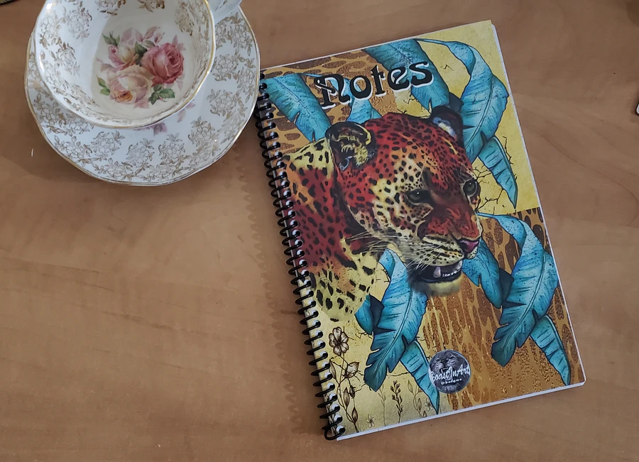Leopard Print Notes Notebook Lined Coil product image (2)