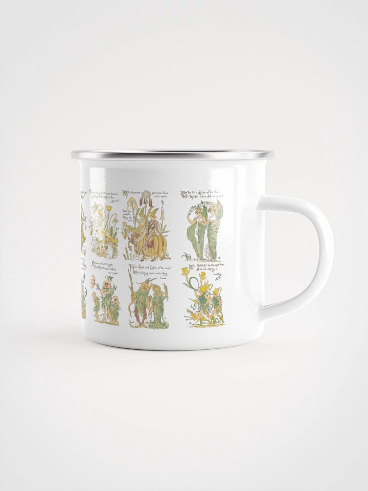 Flora’s Feast Enamel Mug – Vintage Botanical Art Reimagined by Dr. Mac Garden Style product image (1)