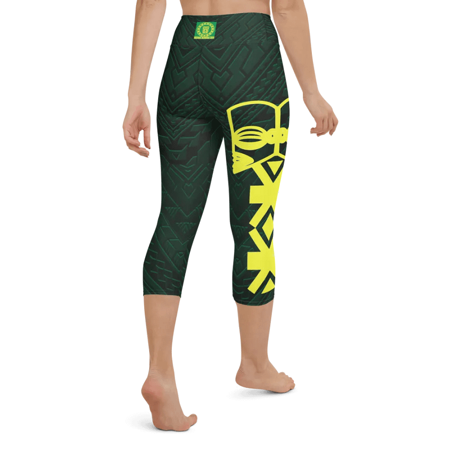 Tatau Korero Tiki Yoga Capri Leggings product image (3)
