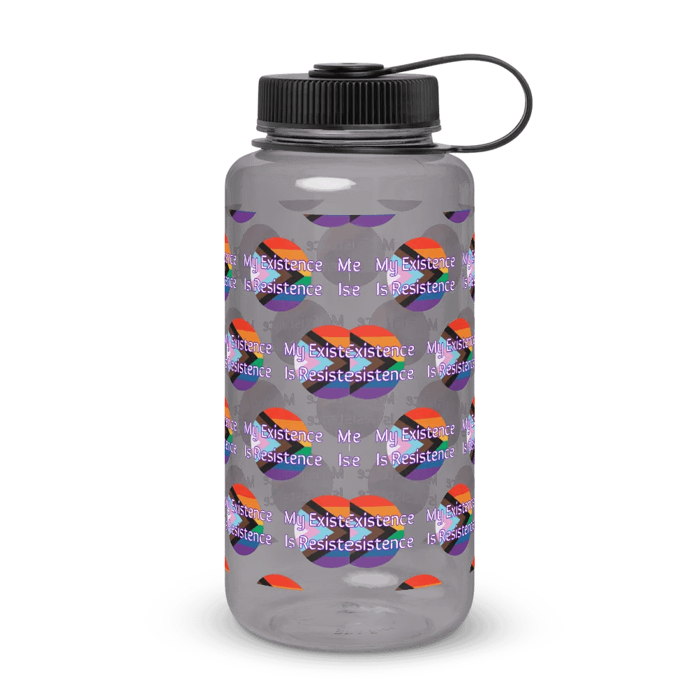 Resistors, My Existence is Resistance, Water Bottle product image (2)