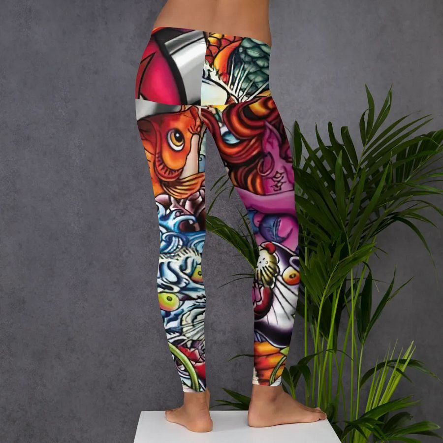Inked Elegance All-Over Leggings product image (6)