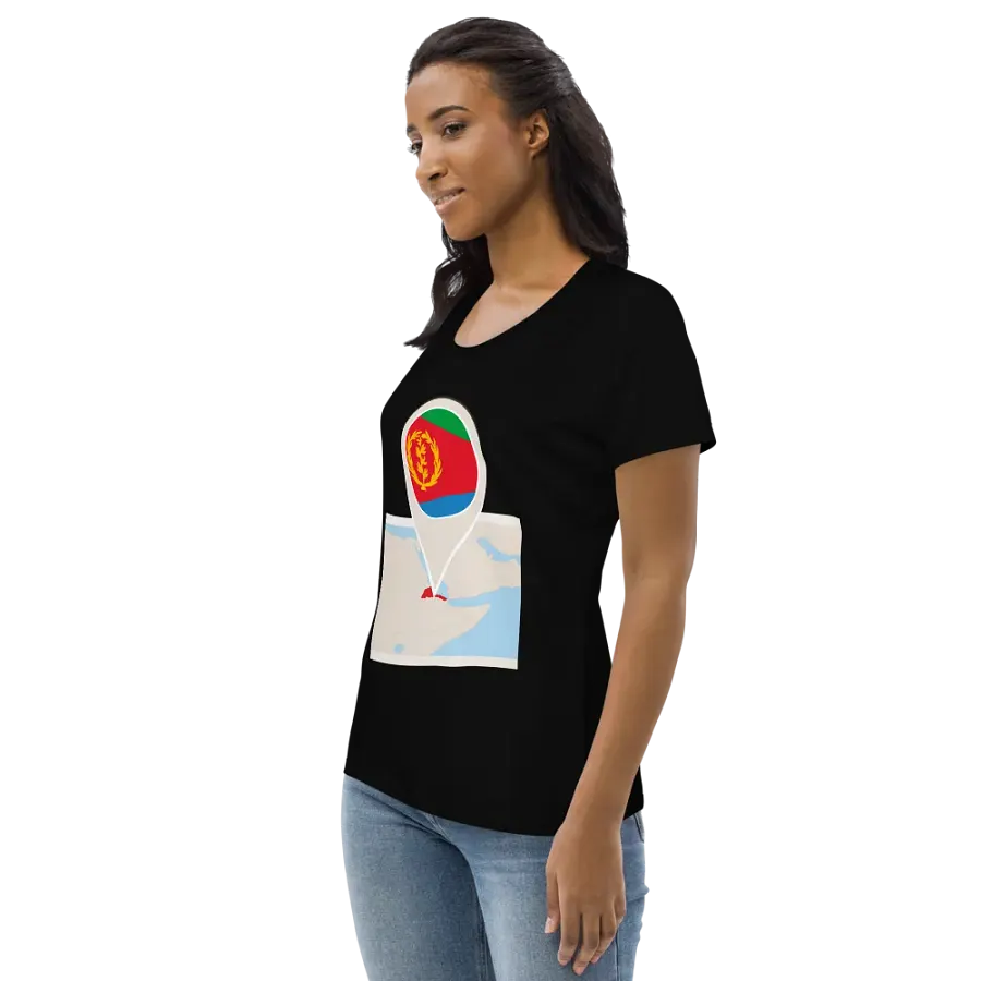 Eco-Friendly Flag Pin Women's Tee product image (5)