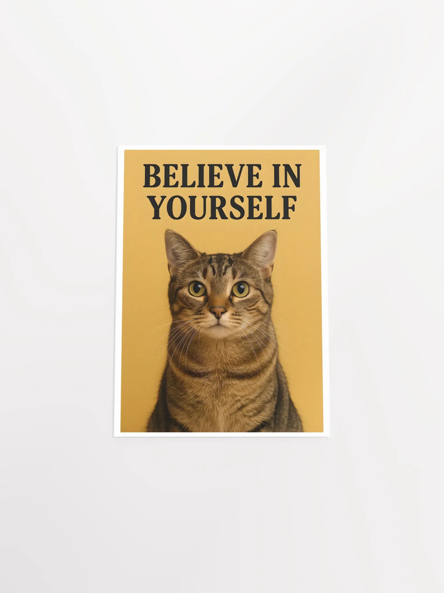 Believe in Yourself Motivational Cat Poster product image (23)