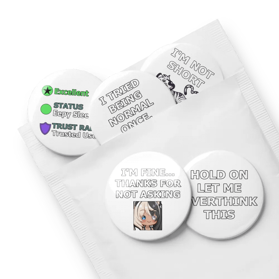 Pin Button - Limited Edition Collection #3 (White) product image (8)