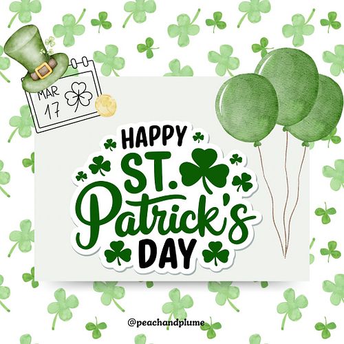 🍀 Happy St. Patrick’s Day! 🍀

Wishing you a day filled with luck, laughter, and a little bit of Irish magic! May your trouble...