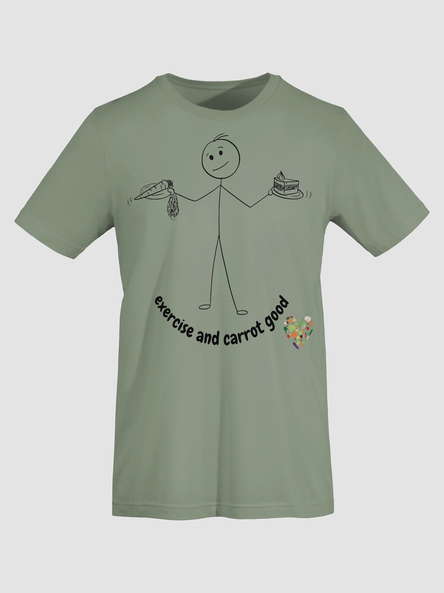 Exercise and Carrot Good Supersoft T-Shirt product image (68)