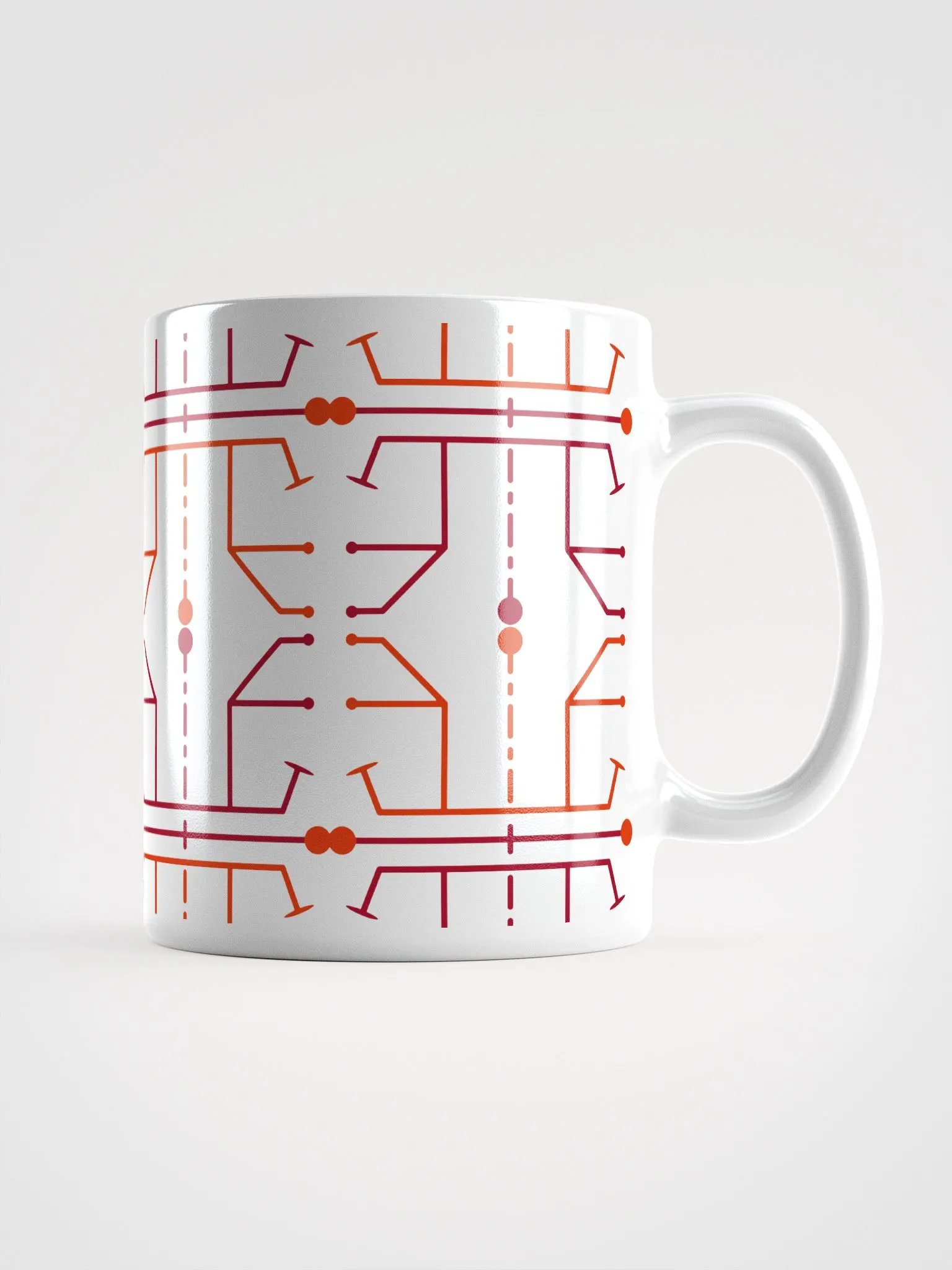 Hieroglyph Abstract Pattern Mug product image (2)