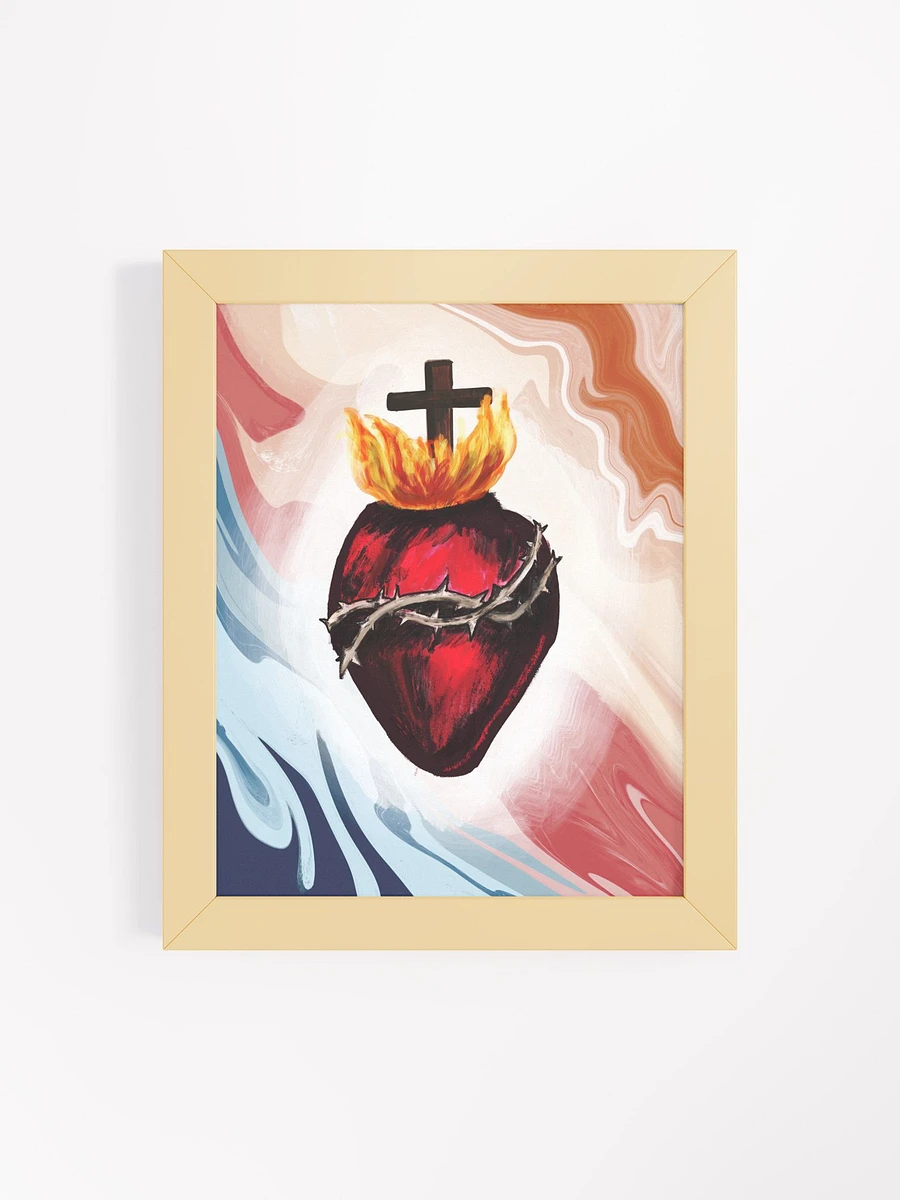 Sacred Heart of Divine Mercy Framed Print product image (5)