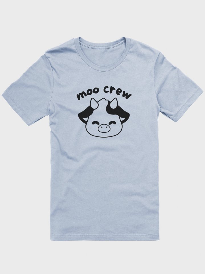 Moo Crew Supersoft Tee (printed in black) product image (1)