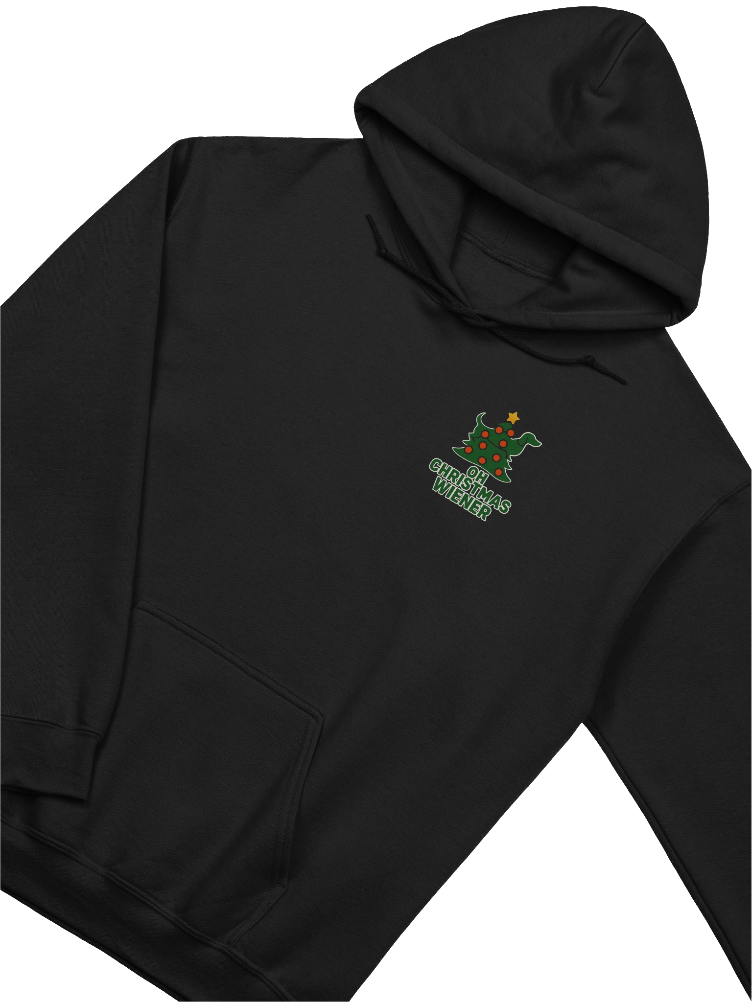 Oh Christmas Wiener Dachshund Tree Hoodie product image (12)