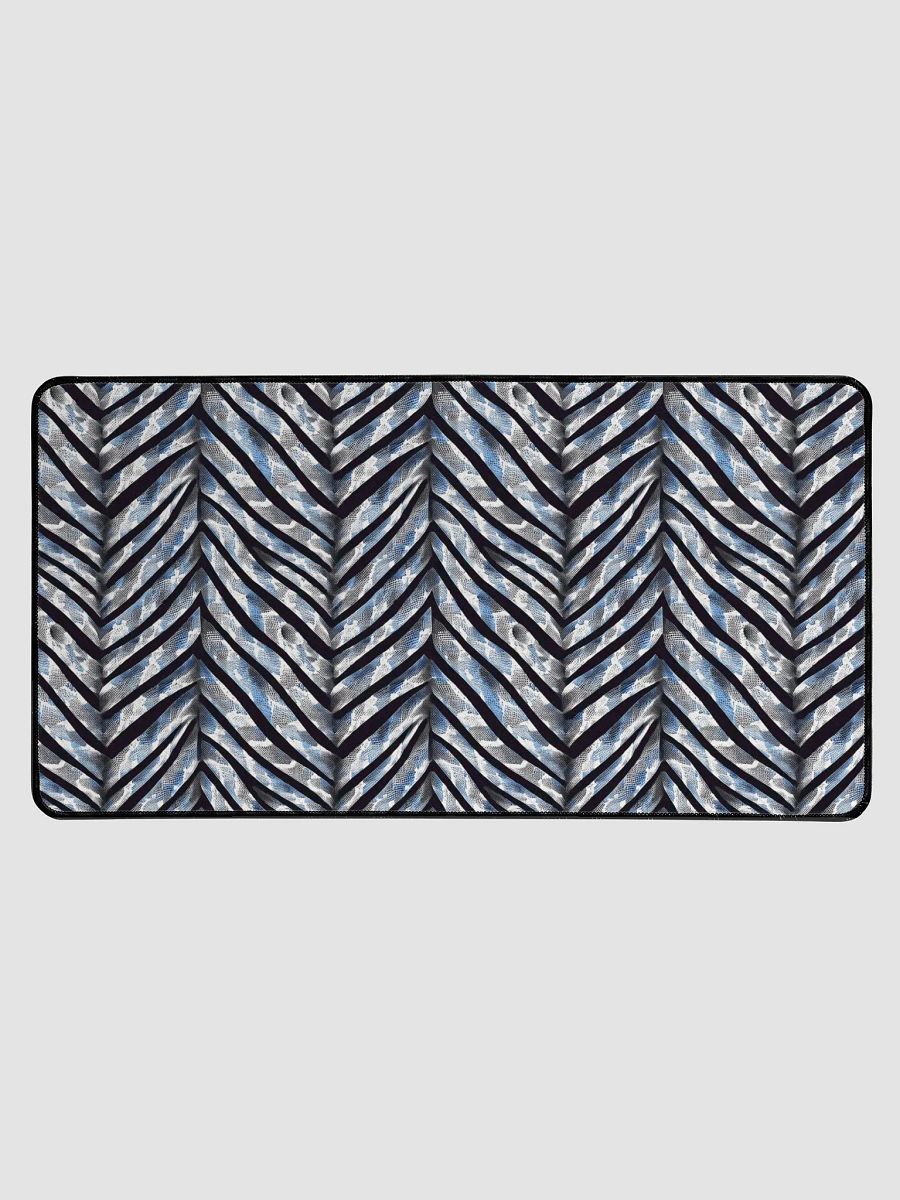 Blue Grey Snake Skin Desk Mat product image (1)