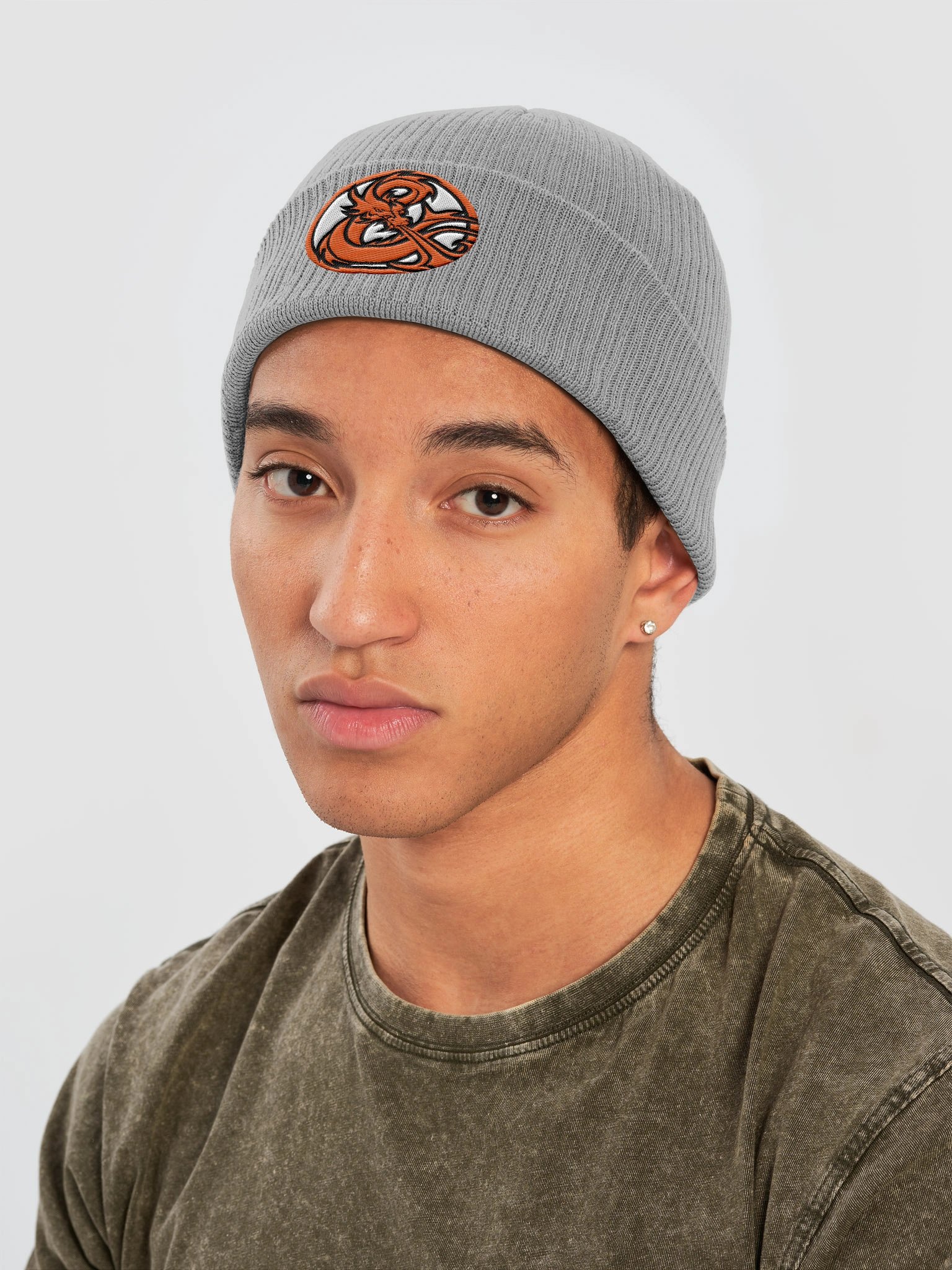 ELFSAR PLAYS Embroidered Logo Atlantis Organic Ribbed Beanie product image (3)