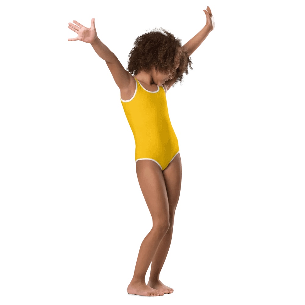 Kids Plain Color Amber Swimsuit product image (3)