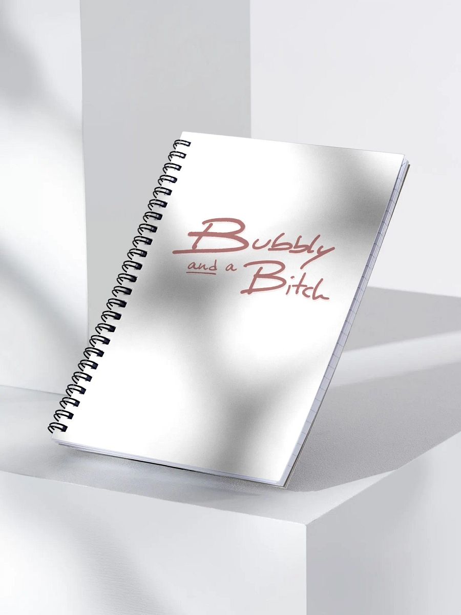 Bubbly and a B*tch (mauve shadow design) notebook product image (4)
