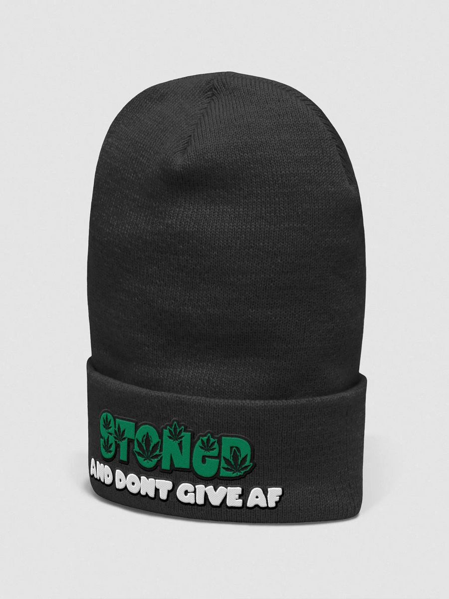Stoned & DGAF Cuffed Beanie product image (5)