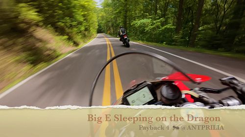 Big E Sleeping on #tailofthedragon #ducati #motorcycle #sportbike